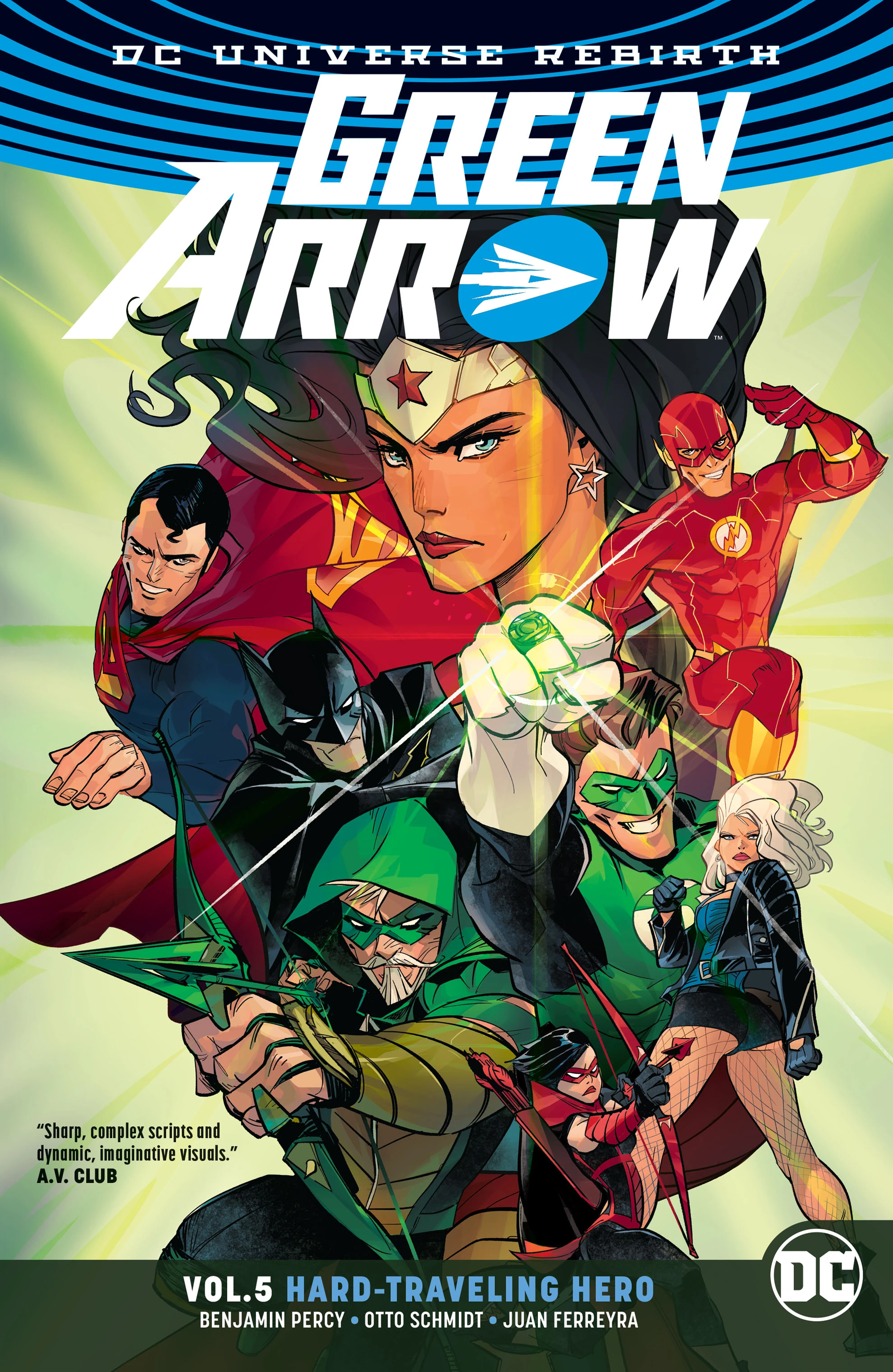 Green Arrow Vol. 5: Hard Travelin' Hero (DC, 2018) cover